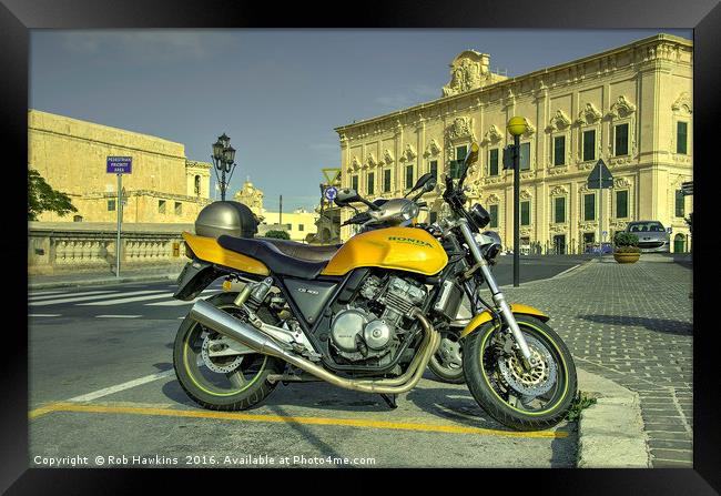 Honda CB400  Framed Print by Rob Hawkins