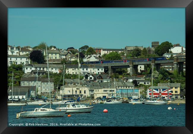 Saltash HST  Framed Print by Rob Hawkins