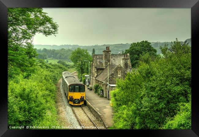 Summertime at Umberleigh  Framed Print by Rob Hawkins