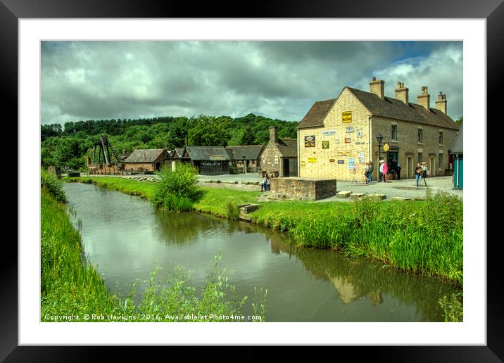 Coalport Canal  Framed Mounted Print by Rob Hawkins