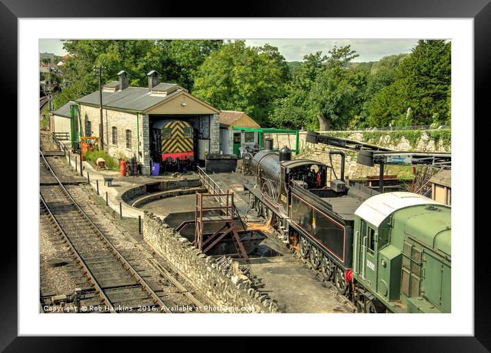 Swanage MPD  Framed Mounted Print by Rob Hawkins