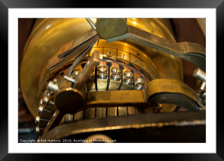Brass Power  Framed Mounted Print by Rob Hawkins