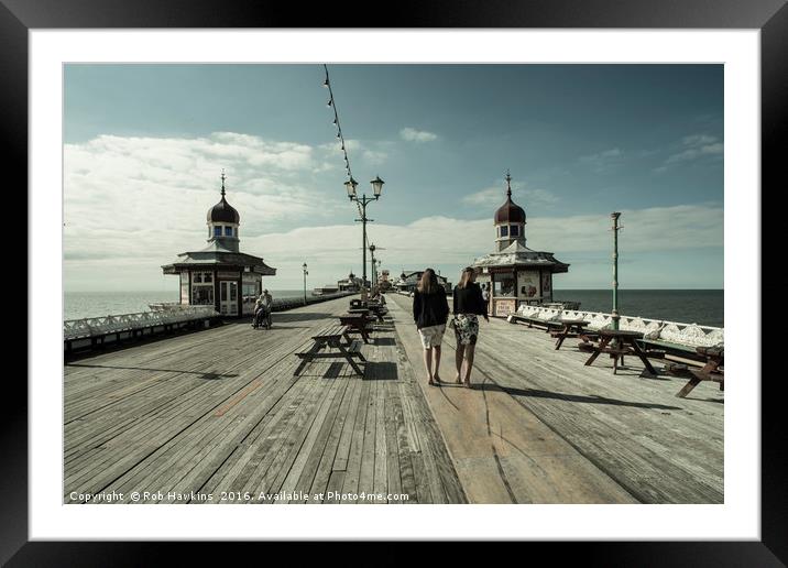 Blackpool Pier  Framed Mounted Print by Rob Hawkins
