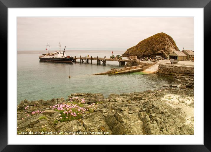 Oldenburg at Lundy Island  Framed Mounted Print by Rob Hawkins