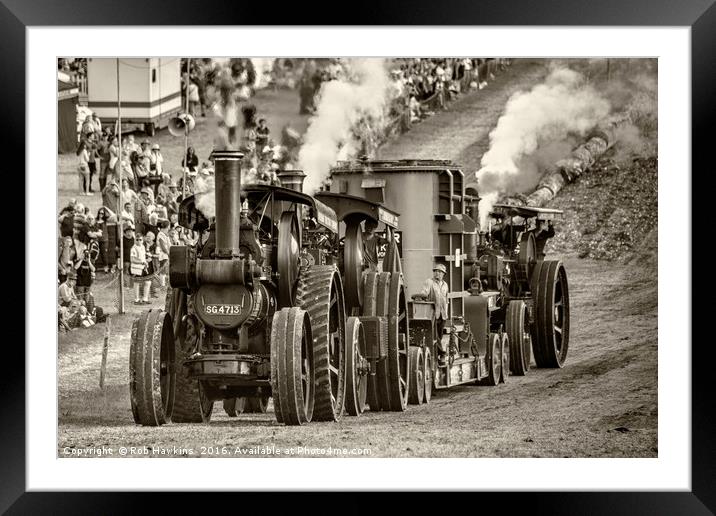 Traction Power  Framed Mounted Print by Rob Hawkins