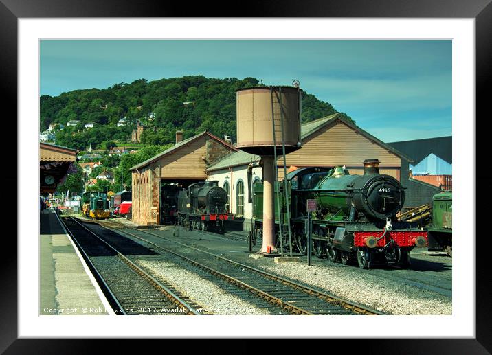 Minehead MPD  Framed Mounted Print by Rob Hawkins