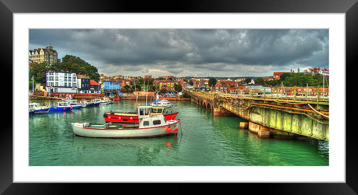 Folkestone Harbour Framed Mounted Print by Rob Hawkins