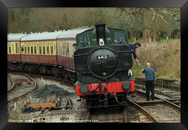 Token Pannier Tank  Framed Print by Rob Hawkins