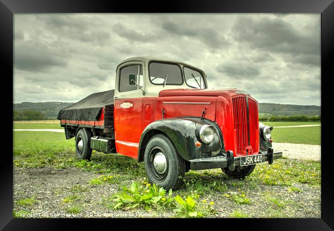 Morris Commercial Pickup  Framed Print by Rob Hawkins