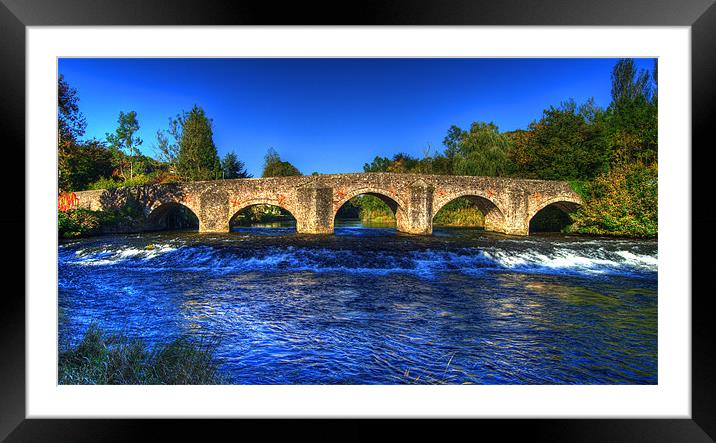 Bridge over troubled waters Framed Mounted Print by Rob Hawkins