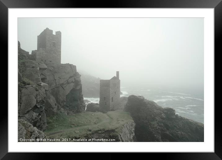 Cornish Mist  Framed Mounted Print by Rob Hawkins