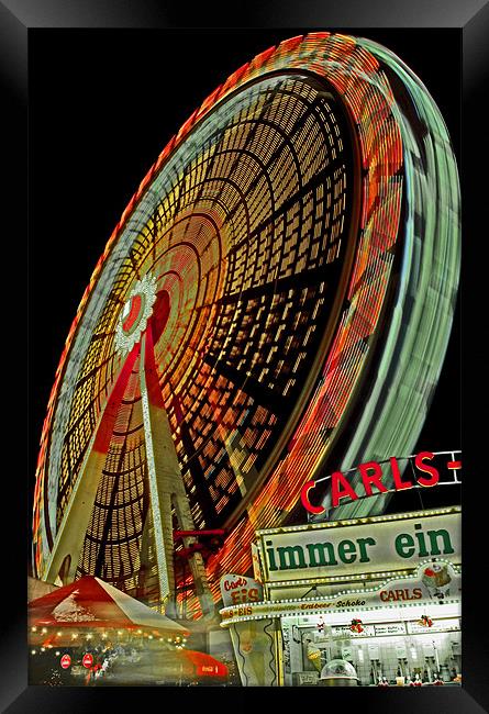 You spin me round.! Framed Print by Rob Hawkins