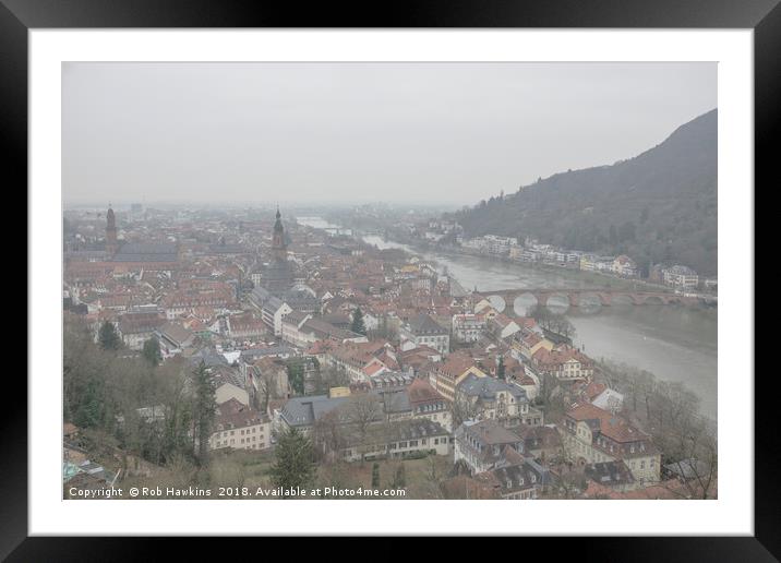 Heidelberg Mist  Framed Mounted Print by Rob Hawkins