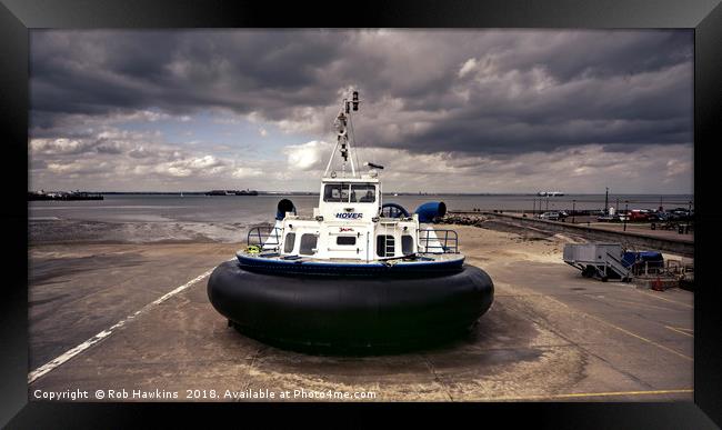 Ryde Hover  Framed Print by Rob Hawkins