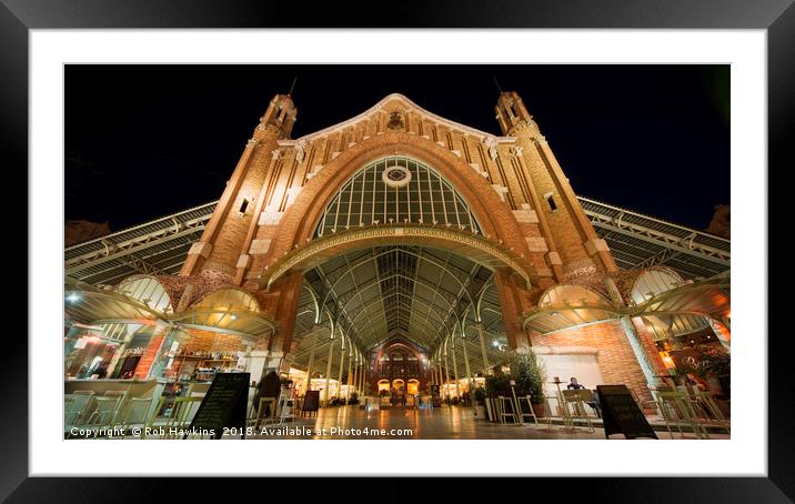 Colon Market of Valencia  Framed Mounted Print by Rob Hawkins