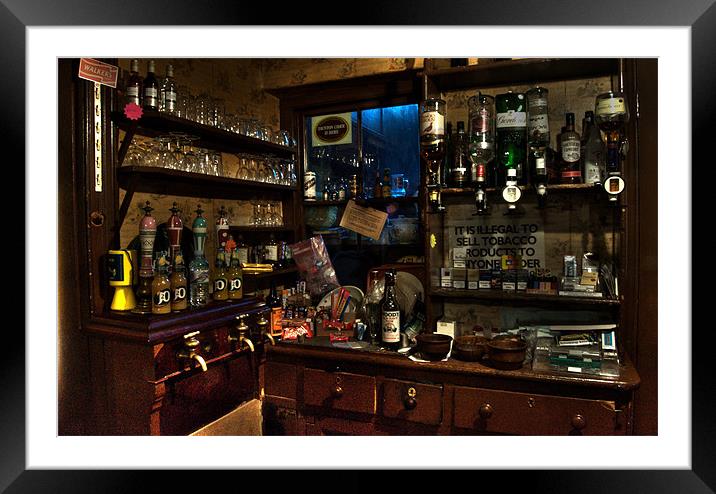 The Bar in HDR Framed Mounted Print by Rob Hawkins