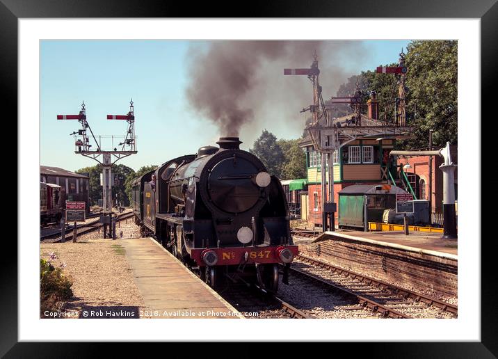 S15 at Horsted Keynes  Framed Mounted Print by Rob Hawkins