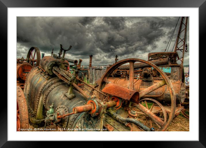 Extreme Scrappage  Framed Mounted Print by Rob Hawkins