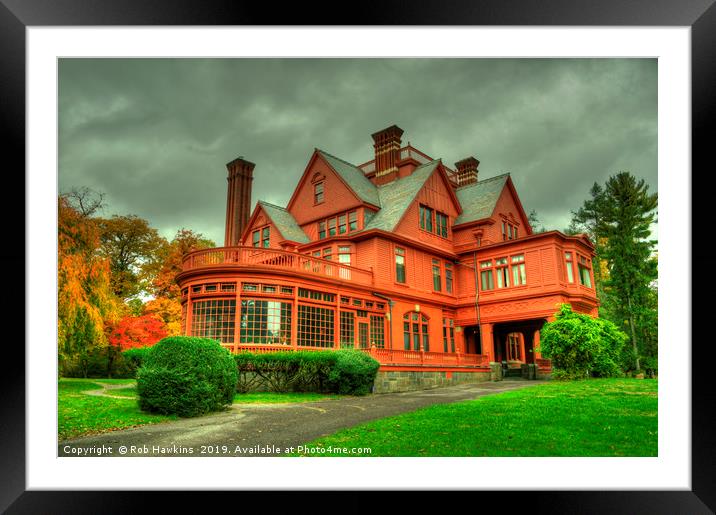 Edisons Mansion  Framed Mounted Print by Rob Hawkins