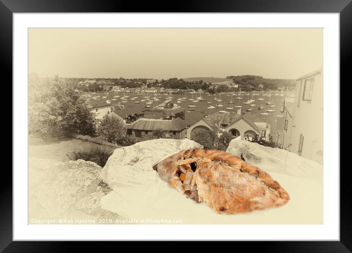 Vintage Pasty  Framed Mounted Print by Rob Hawkins