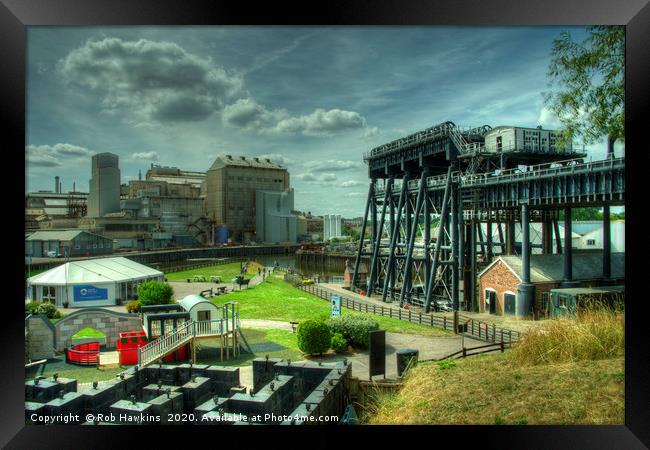 The Anderton Lift  Framed Print by Rob Hawkins