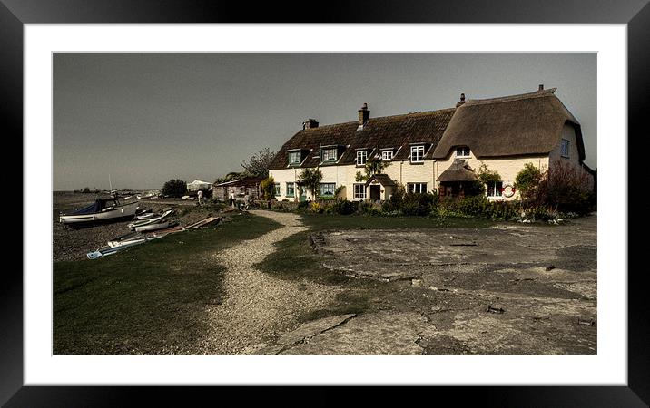Weir Cottage Framed Mounted Print by Rob Hawkins
