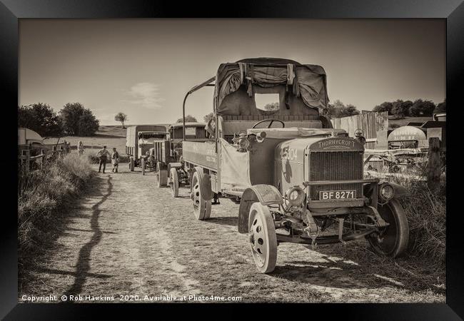 Great War Thornycroft Framed Print by Rob Hawkins