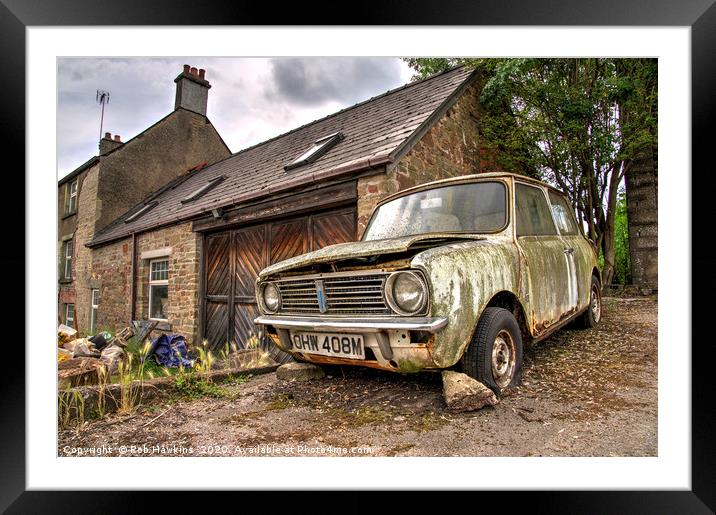 Distressed Clubman Framed Mounted Print by Rob Hawkins