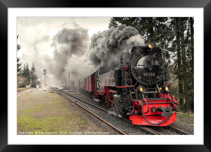 Storming to Brocken Framed Mounted Print by Rob Hawkins