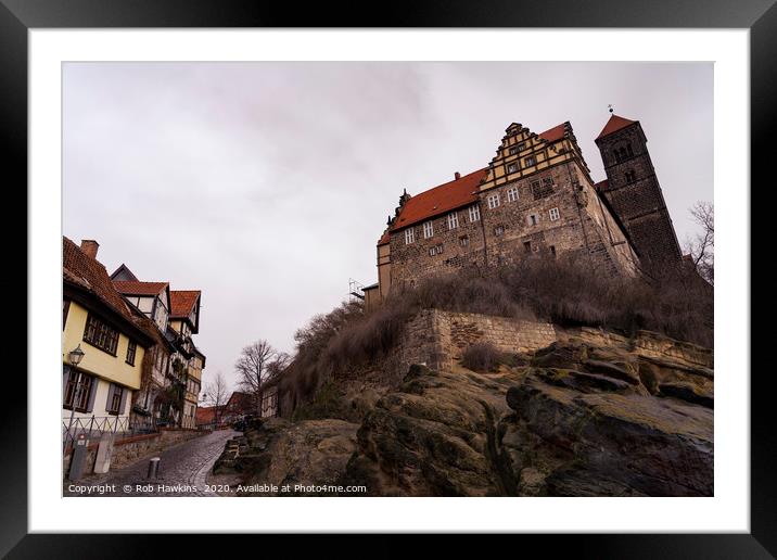 Quedlinburg Castle Framed Mounted Print by Rob Hawkins