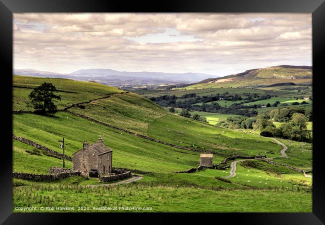 Stainmore Vista Framed Print by Rob Hawkins