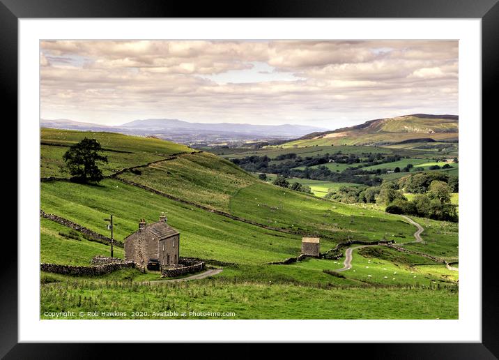 Stainmore Vista Framed Mounted Print by Rob Hawkins