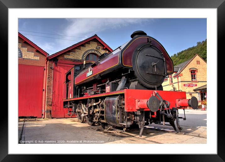 Victor at Haverthwaite Framed Mounted Print by Rob Hawkins