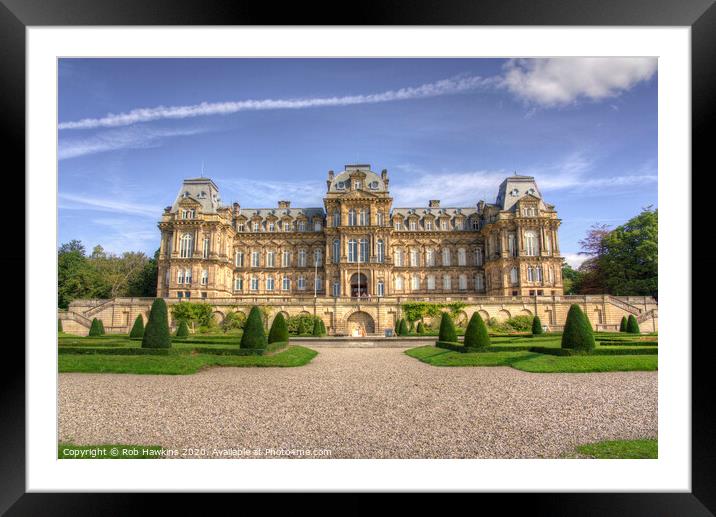 The Bowes Museum Framed Mounted Print by Rob Hawkins