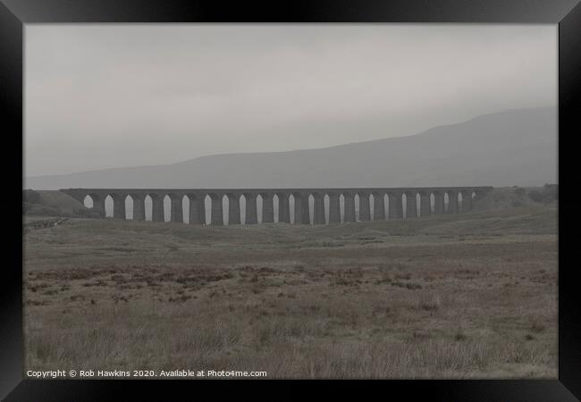 Ribblehead Atmosphere Framed Print by Rob Hawkins