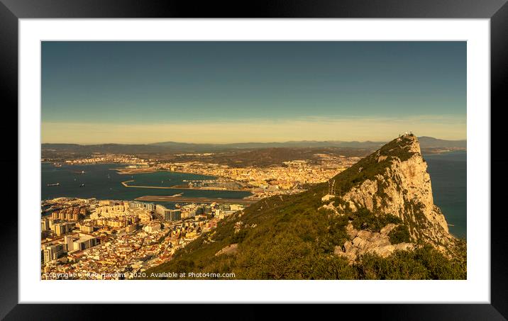 Top o the Rock Panorama Framed Mounted Print by Rob Hawkins