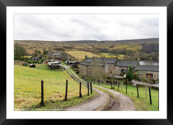 Leeming Farmyard Framed Mounted Print by Rob Hawkins