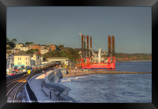 Dawlish Wavewalker Express  Framed Print by Rob Hawkins