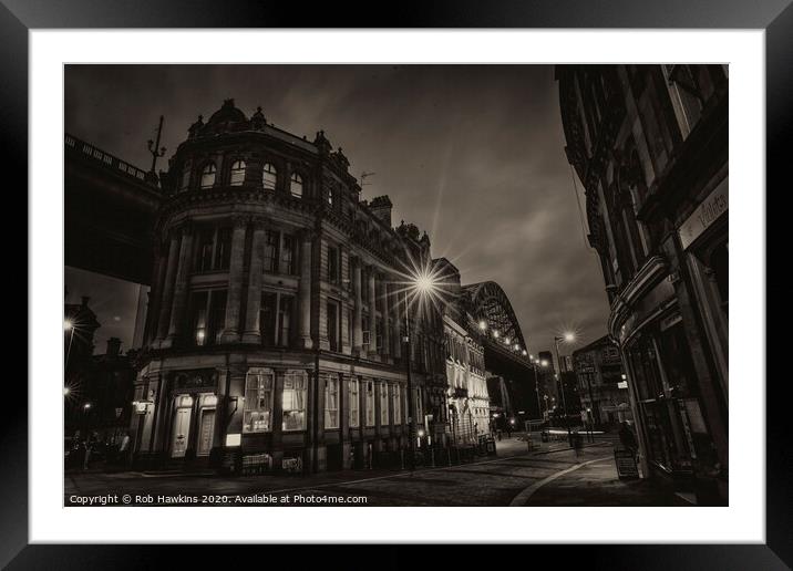 Newcastle Sandhill Atmosphere Framed Mounted Print by Rob Hawkins