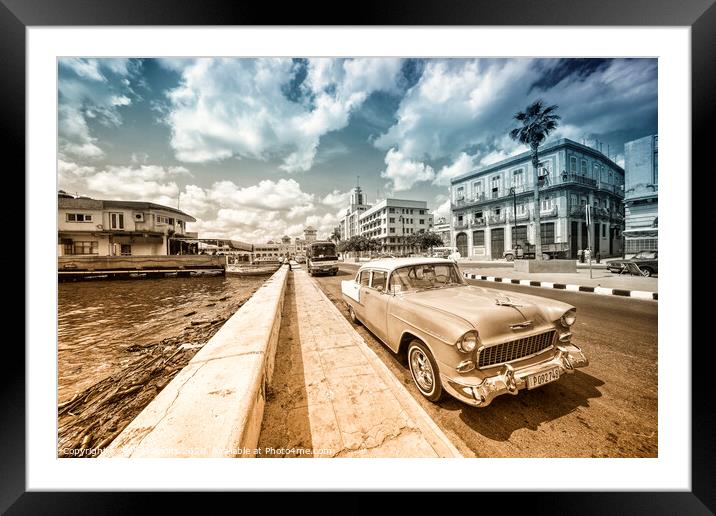 Havana Classic Toned  Framed Mounted Print by Rob Hawkins