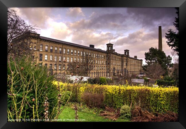 Saltaire Framed Print by Rob Hawkins