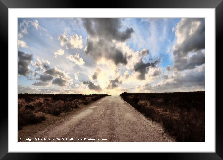 Exmoor Evening Framed Mounted Print by Alexia Miles