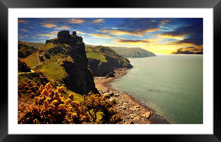 Valley of the Rocks 2 Framed Mounted Print by Alexia Miles