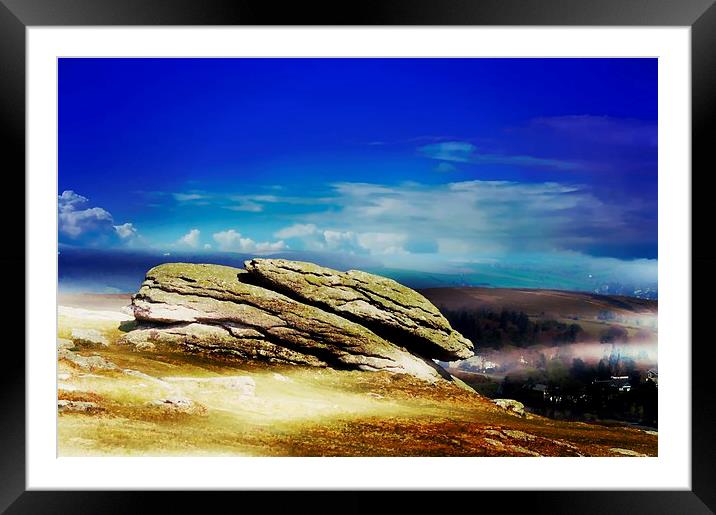 Haytor Framed Mounted Print by Alexia Miles