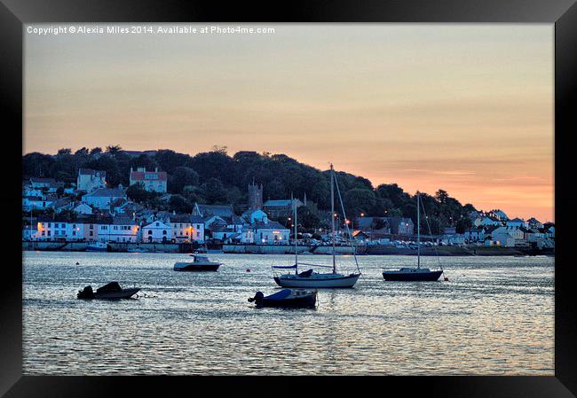 Sunset Instow Framed Print by Alexia Miles