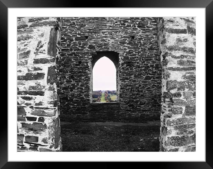 Castle with a view Framed Mounted Print by Alexia Miles