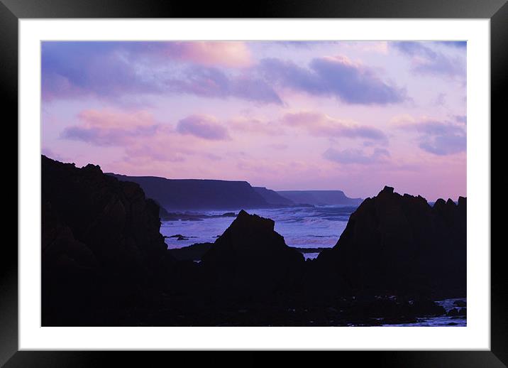 Moody Sky Framed Mounted Print by Alexia Miles