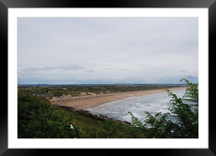 Saunton Sands Framed Mounted Print by Alexia Miles