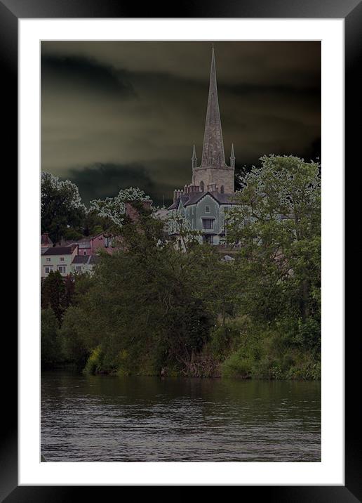 St Marys church Framed Mounted Print by les tobin