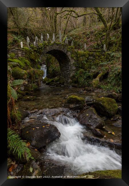Fairy Bridge, Glen Creran Framed Print by Douglas Kerr